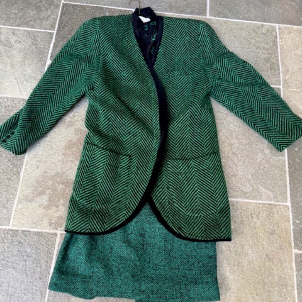 Krizia Vintage Skirt Suit with Blouse